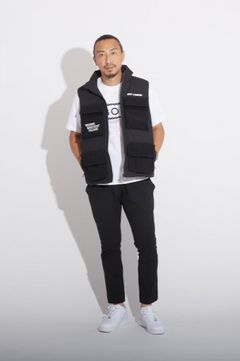 BOY EAGLE DOWN VEST/ ブラック 【BOY LONDON】