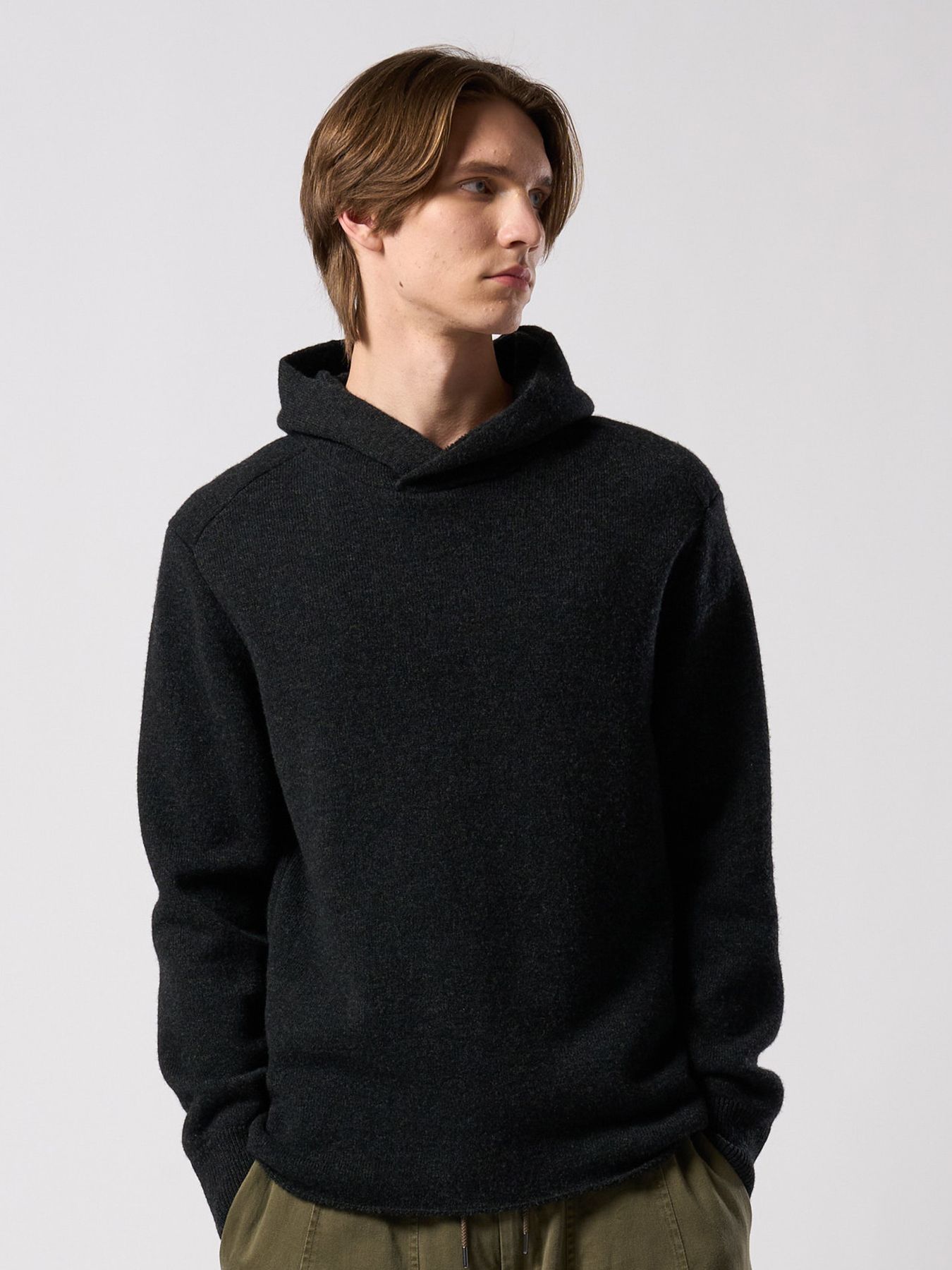 【予約品 4月19日(日) 18時締切】back pile hoodie / バックパイル フーディ / ブラック