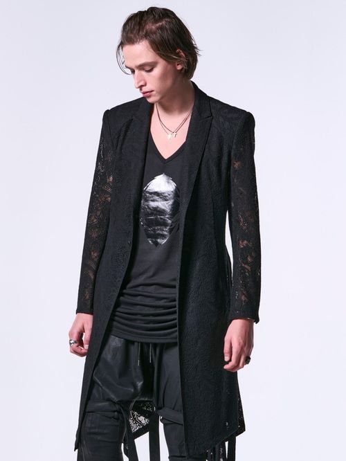 《予約品1月13日 10時締め》 FlareJacket / レースフレアジャケット / ブラック