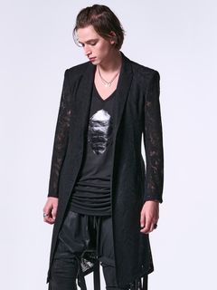 《予約品1月13日 10時締め》 FlareJacket / レースフレアジャケット / ブラック