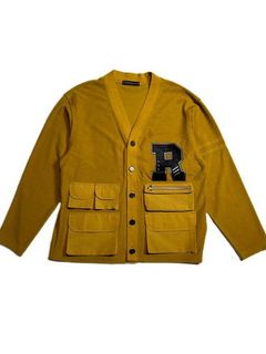 《予約品8月31日 23時55分締め》 POCKET CD / カーディガン / イエロー 【roarguns 】 2024年2月入荷予定