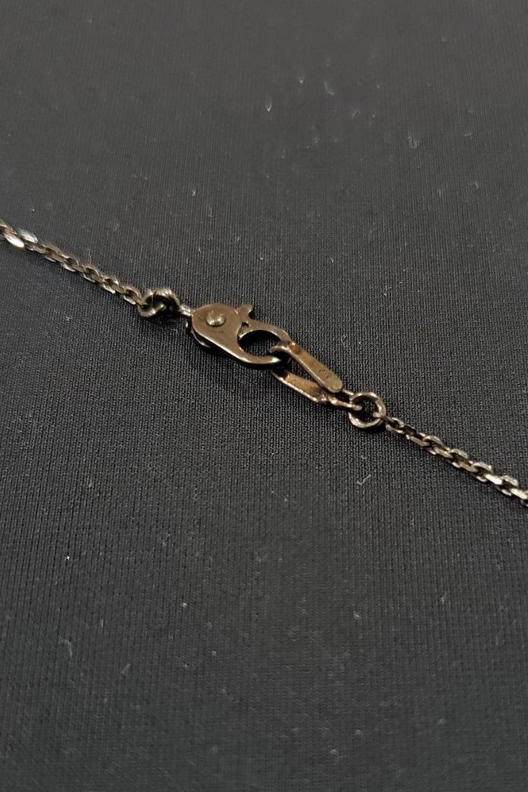 CROSS CHARM PENDANT / SV925.BK