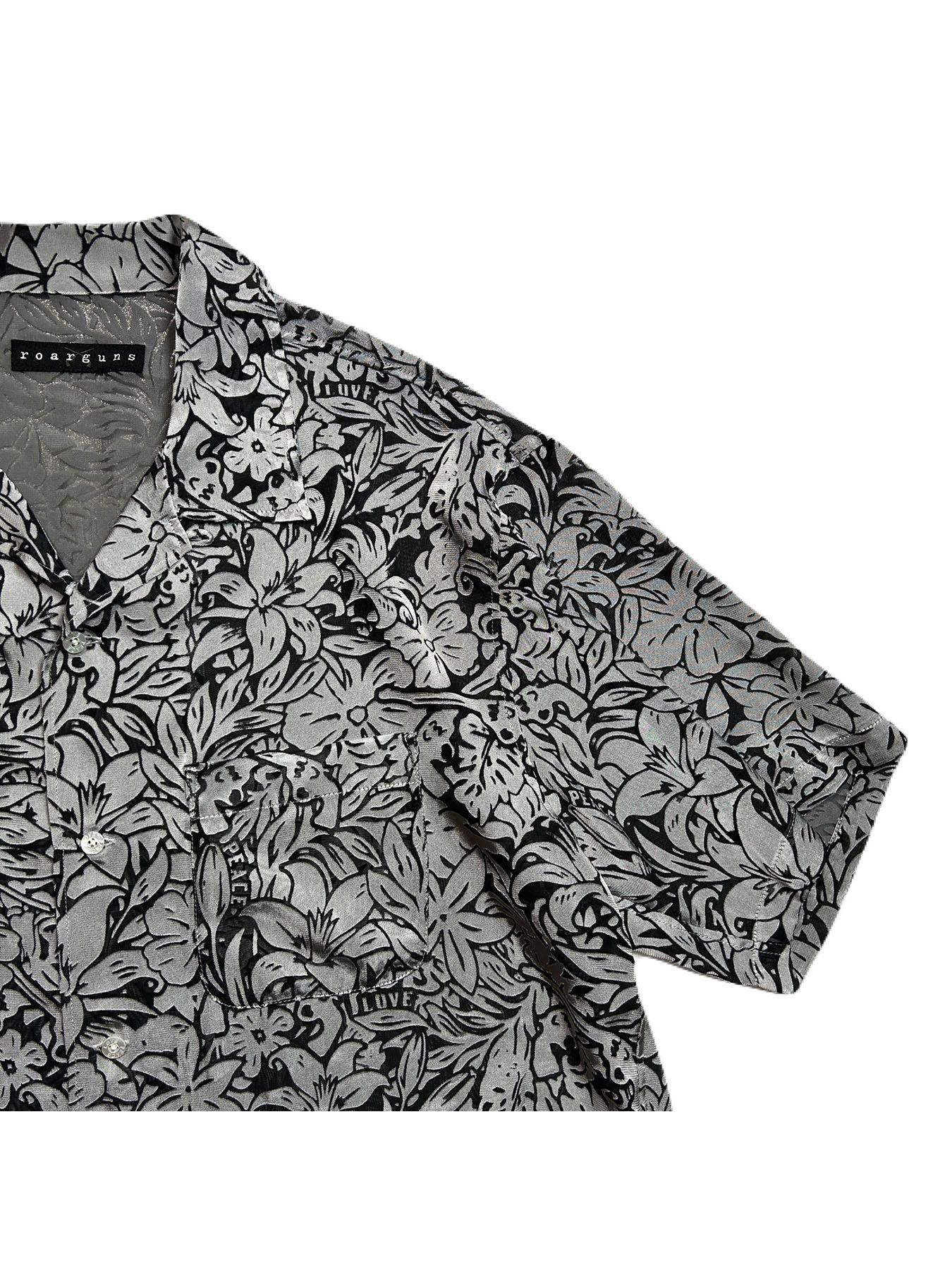 【予約品 8月10日(日) 締切 】FLOWER OPAL SHIRT / フラワーオパール シャツ / グレー