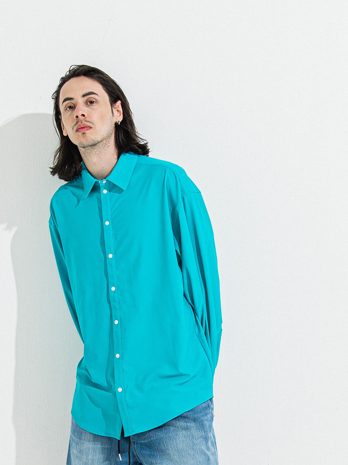 【予約品】RASH JACK SHIRTS / ラッシュガード ジャックシャツ / ターコイズ