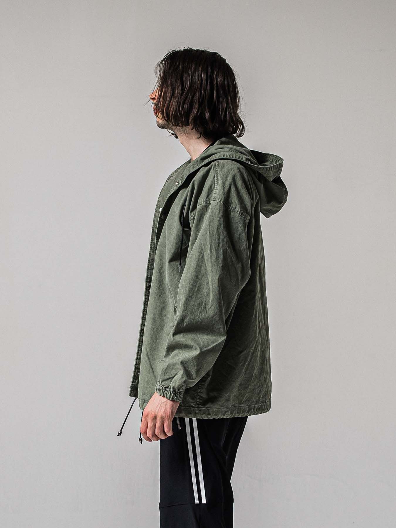 【予約品 11月16日(日) 締切】COACH HOODIE / コーチジャケットパーカー / カーキ