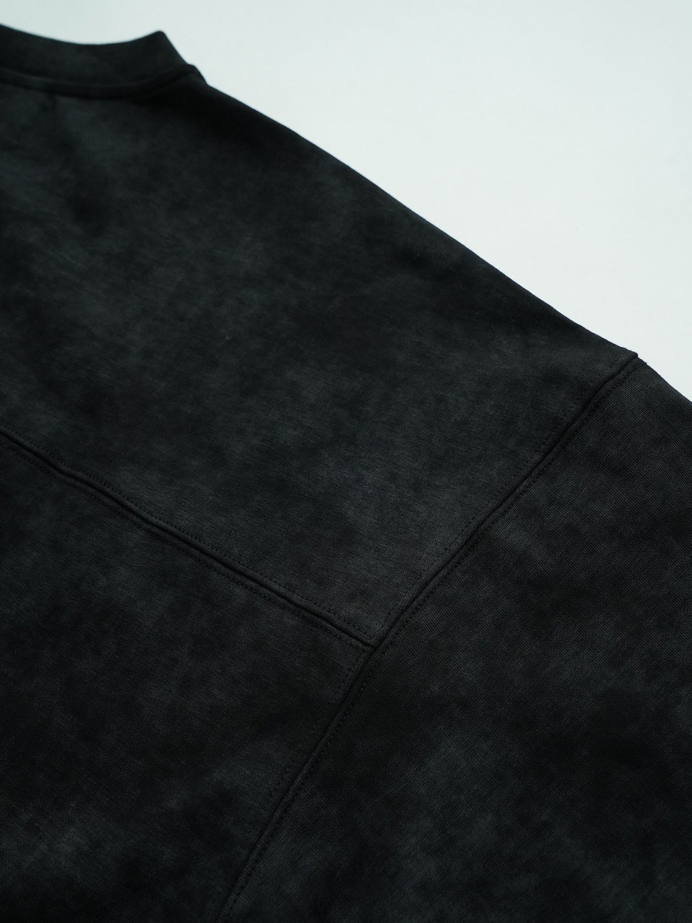 【予約品 10月26日(日) 締切】SWITCHCUT / バイオストーンウォッシュ加工 カットソー / BLACK