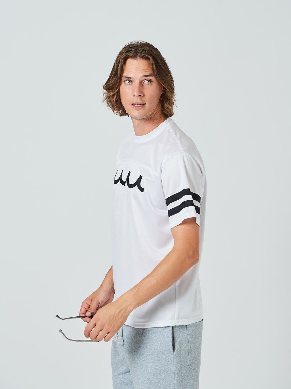 【予約～4/23火曜締切】muta Football Tee / Tシャツ / ホワイト 【Acanthus×muta】2024 6月上旬～上がり予定分
