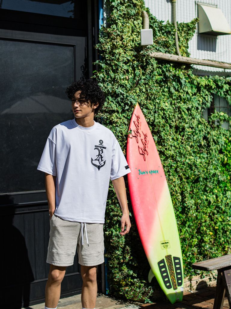 《予約品3月3日18：00締め》 anchor RCl RUSH OVER T / ラッシュガードTシャツ / ホワイト