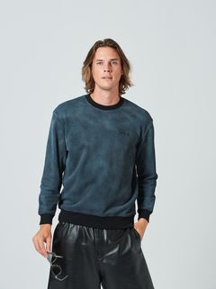 (予約品2023年10月19日18時締め) Spray Dye Crewneck Sweatshirt / プルオーバー / ブラック