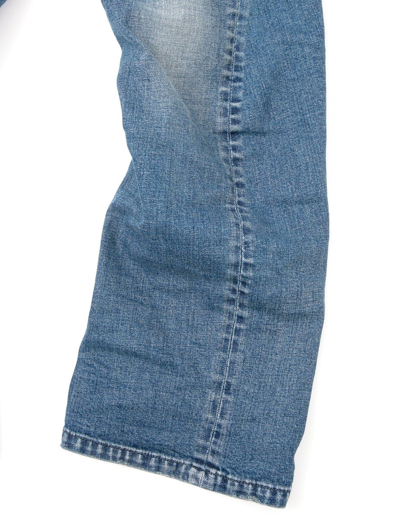 12.5ozオーガニックコットン ストレッチデニム 3D ワイドストレート ジーンズ / Wide Straight Jeans / RAD CLUB（ラッドクラブ） / インディゴ