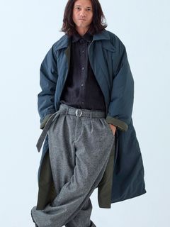 【予約品 6月2日(月) AM10時 締切】AIRVALM / バルマカンコート / ネイビー