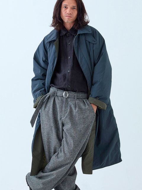 【予約品 6月2日(月) AM10時 締切】AIRVALM / バルマカンコート / ネイビー