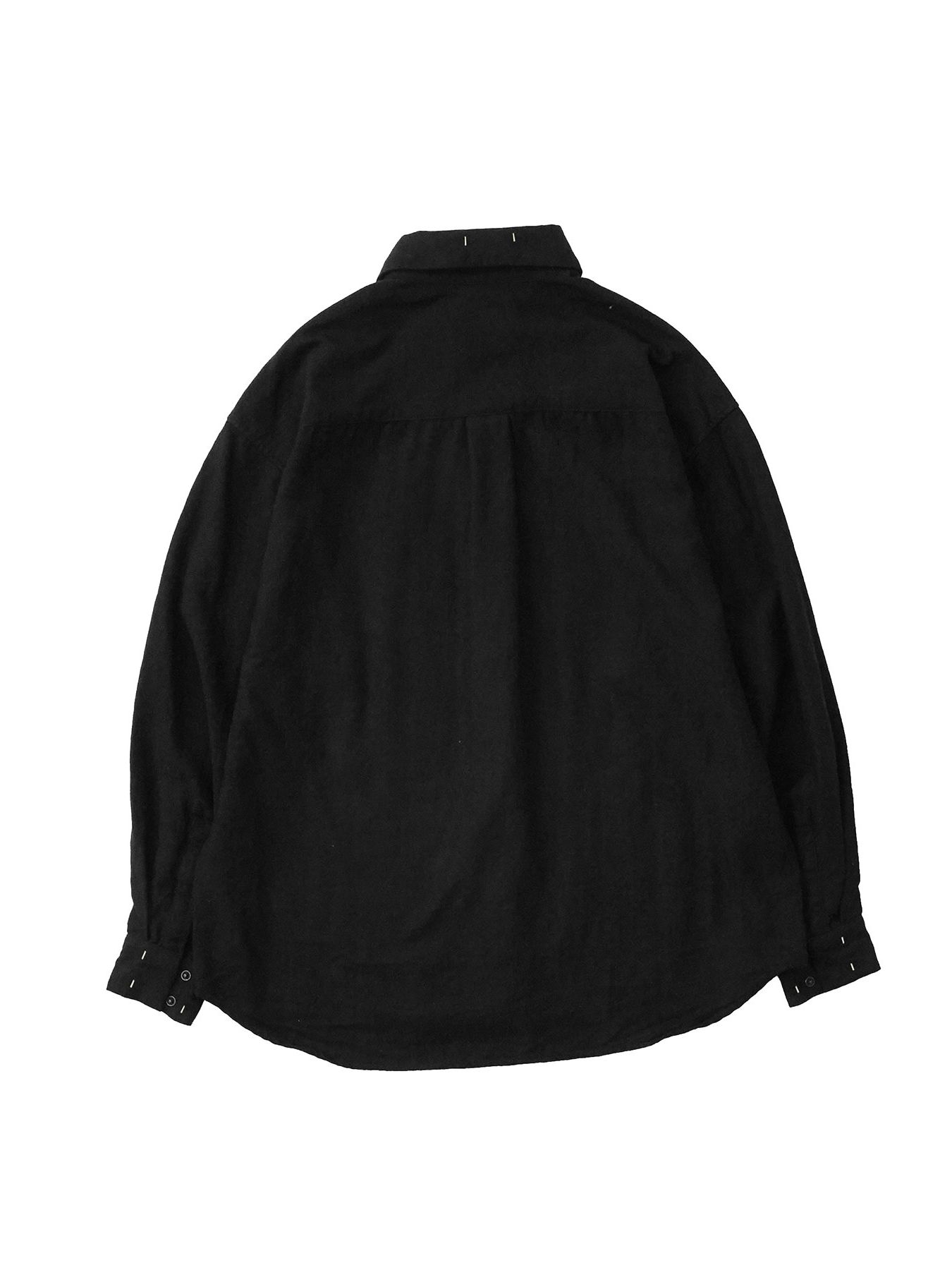 【予約品】 MINIMACRAFT / シャツ / ブラック×アイボリー