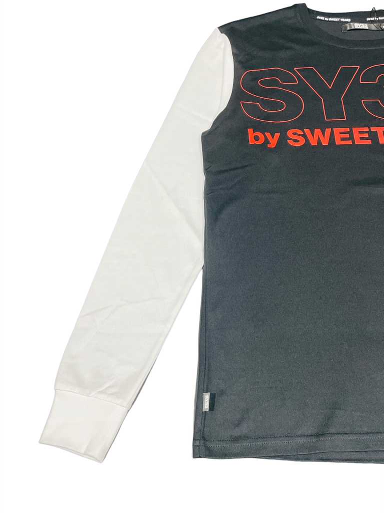 SY32 by SWEET YEARS - STICK OUT LOGO L/S TEE / ロゴTシャツ