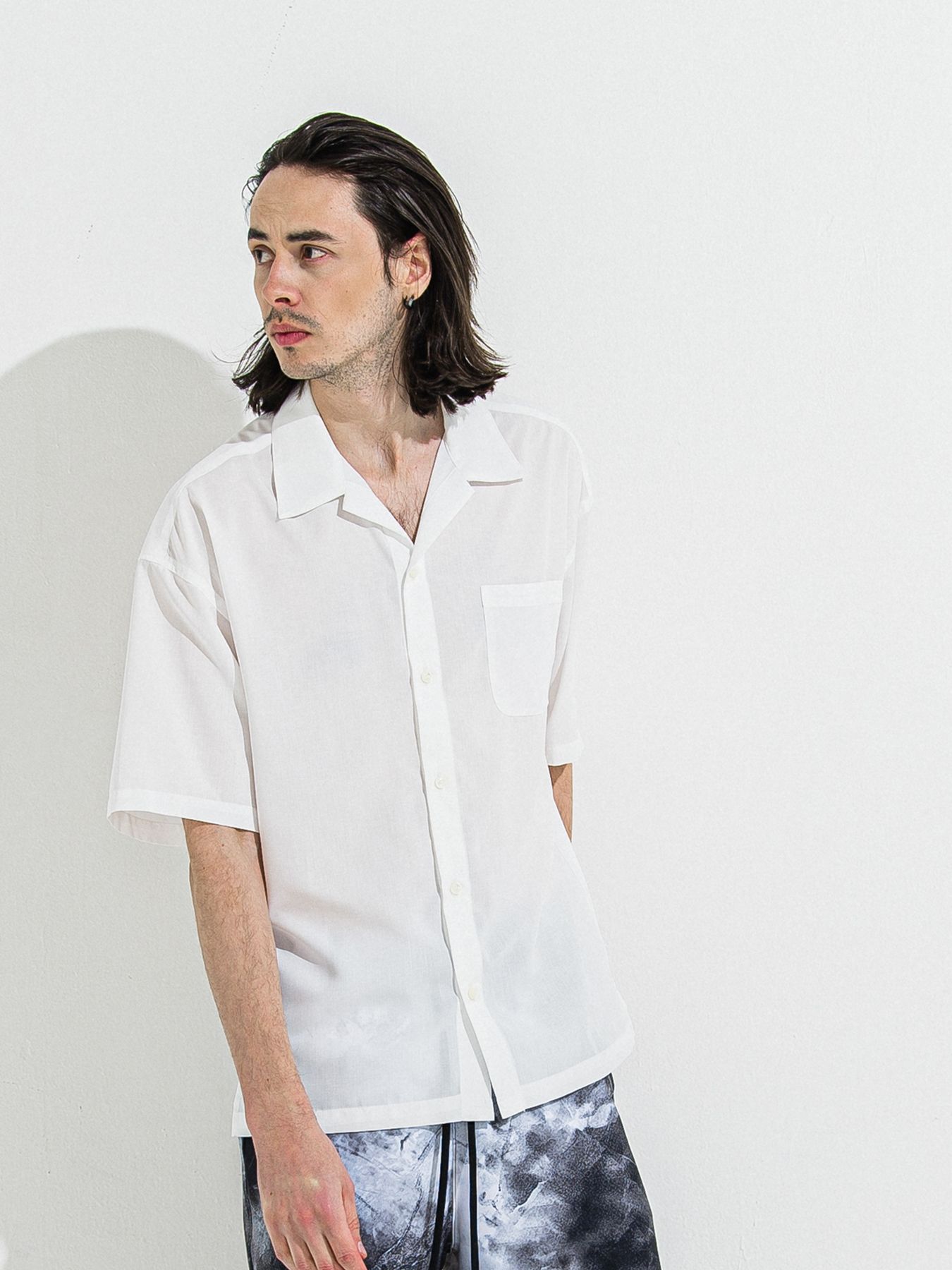【予約品 】ZACK HALF SHIRT / ザックハーフスリーブシャツ / ホワイト