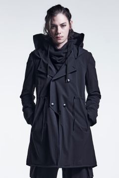 《予約品》 LapelModsCoat 2Way-W-Cloth / Black 【kiryuyrik】 9月入荷予定