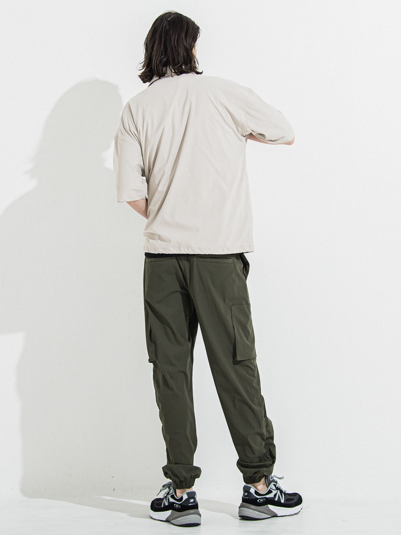 【予約品 】DAVID NYLON CARGO PANTS / デヴィッドナイロンカーゴパンツ / カーキ