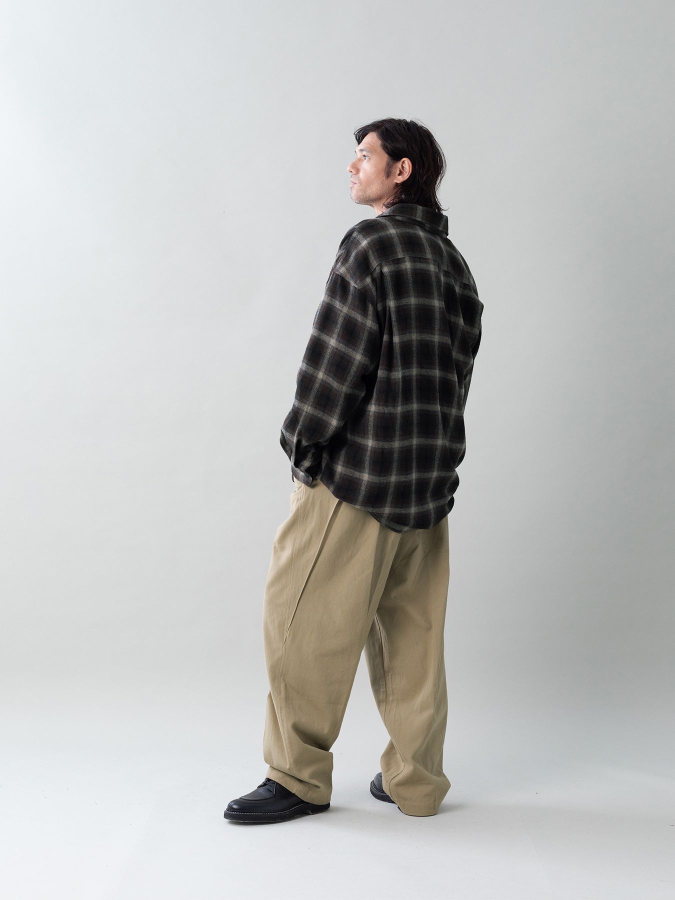 【予約品 5月27日(水) 締切】DOUBLE-SHIRTS / レイヤードシャツ / ブラウン系