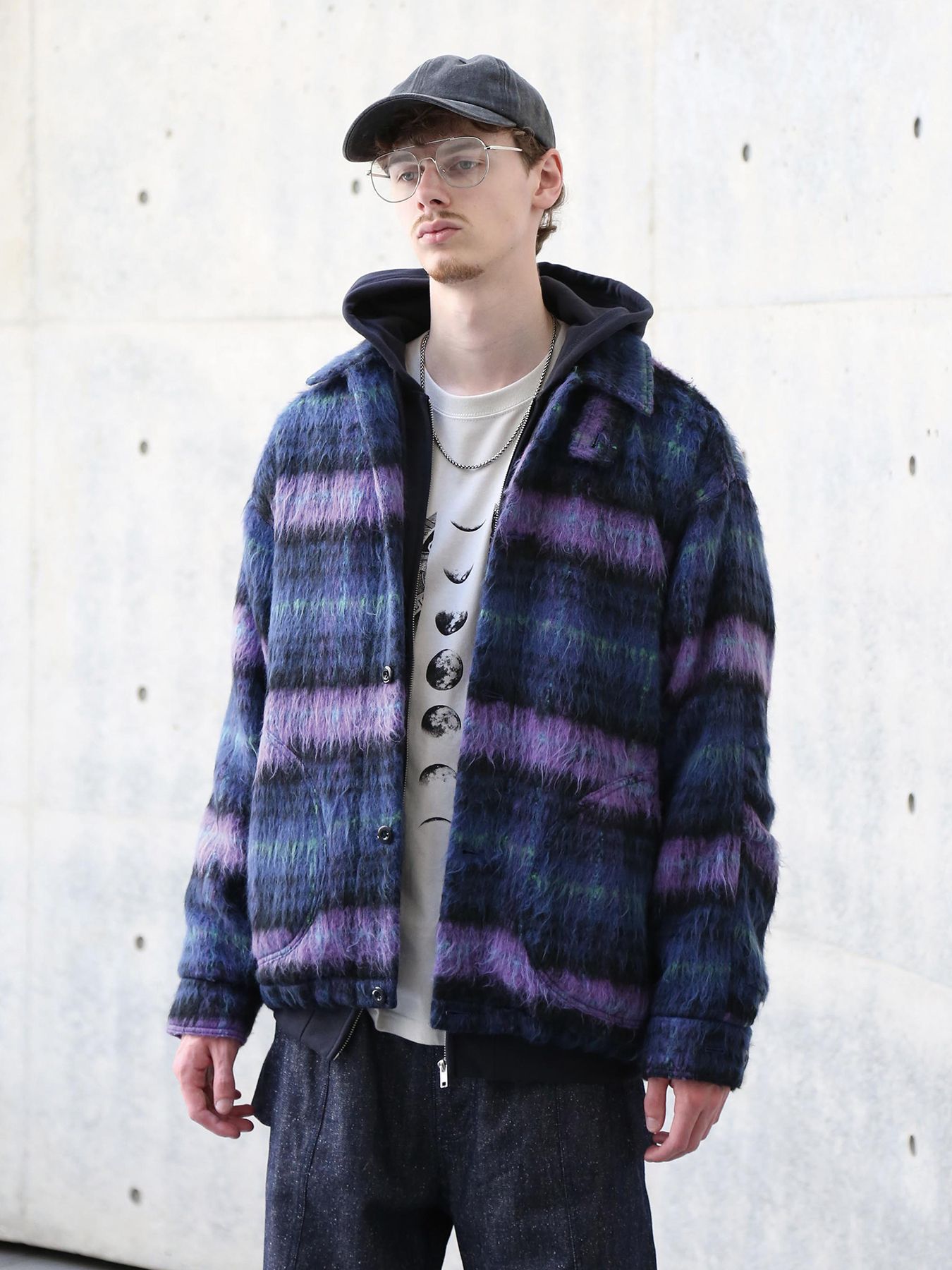 【予約品】UND PARKA / ジップスウェットパーカー / ディープネイビー【QUOLT】