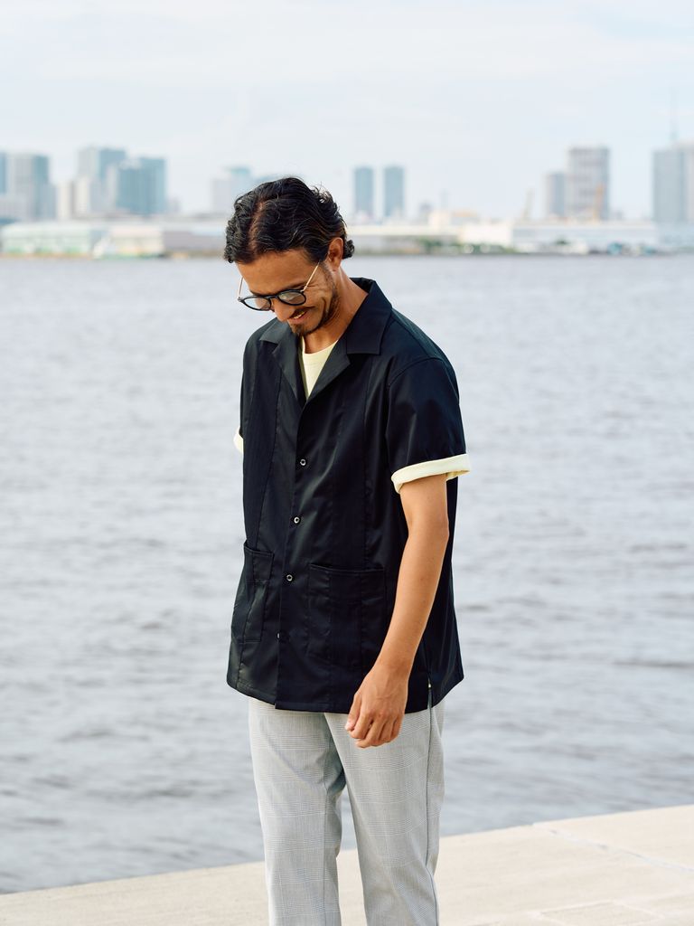 バリエーションボータイシャツ ブラック wjk - 【予約品9月19日 10時締め】 cuba shirt / キューバシャツ