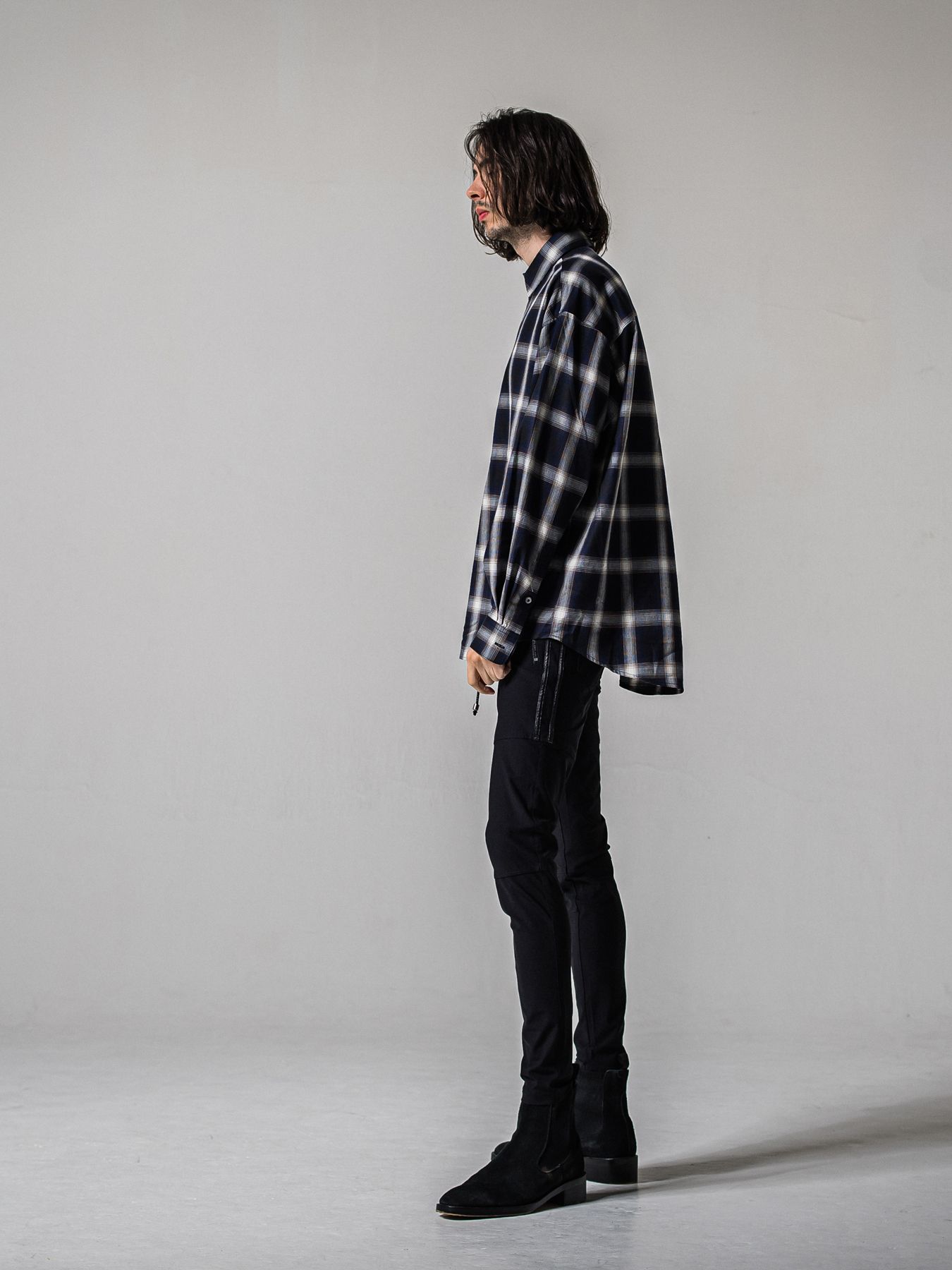 【予約品 11月16日(日) 締切】JOHNSON LINE PANTS / ジョンソンラインパンツ / ブラック×ブラック