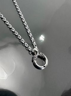 《受注生産》 CROWN HORSESHOE w/ BLACK DIAMOND NECKLACE / クラウンホースシューブラックダイヤモンドネックレス 【注文から2～3週間後入荷予定】