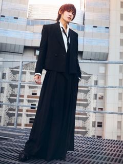 【予約品 】Drape Slacks / ドレープスラックス / ブラック