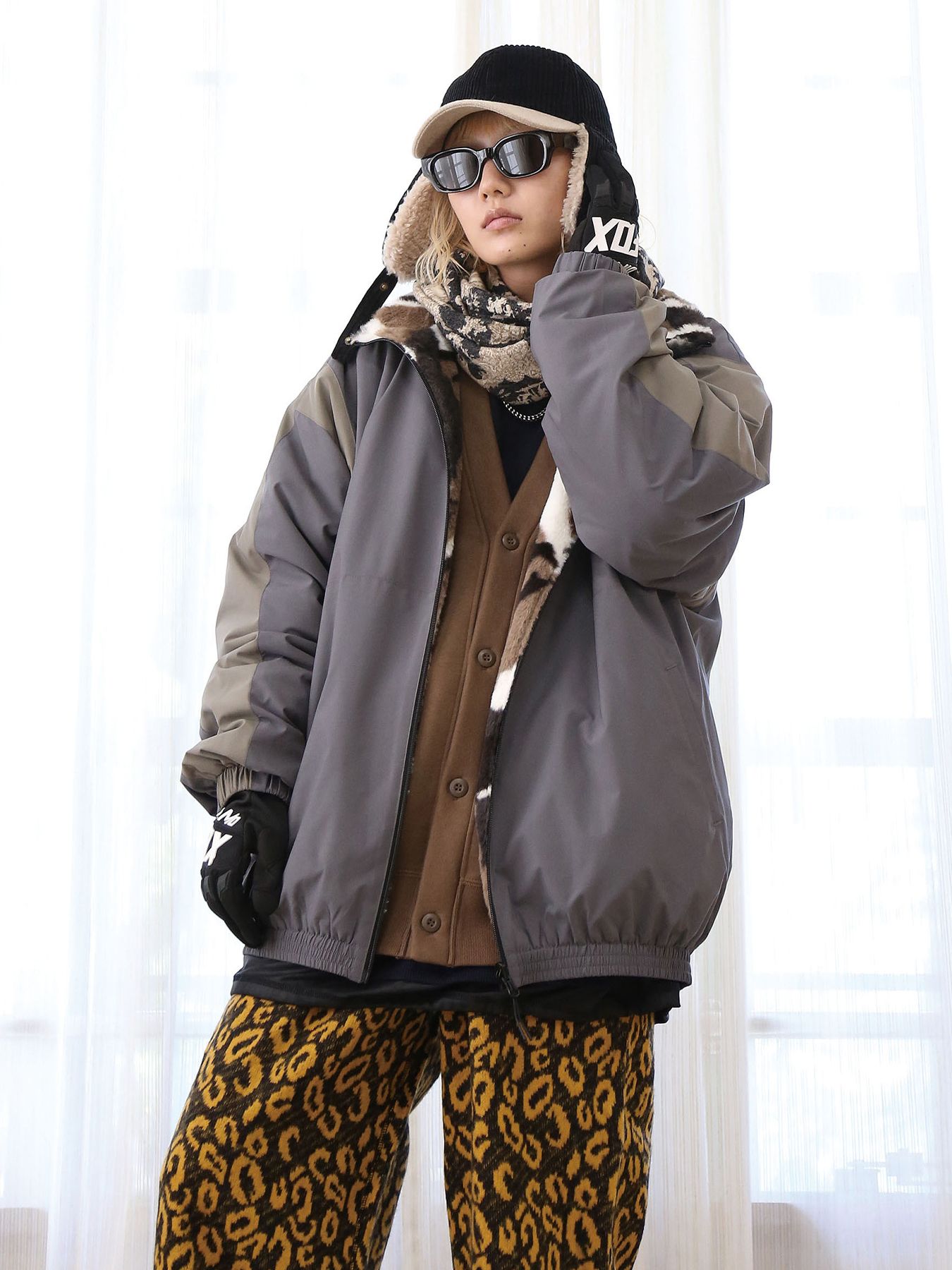 MICHELLE-BOA CAP / BLACK【QUOLT】