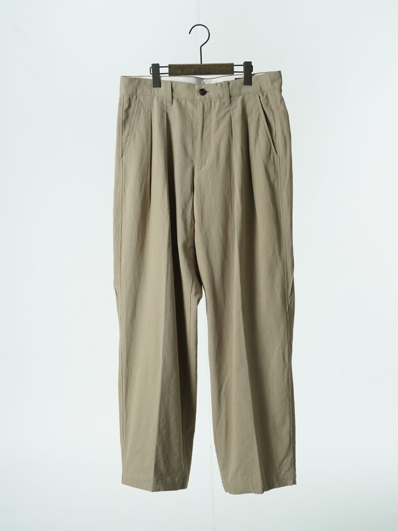 【予約品 5月27日(水) 締切】BUCKTUCK-TOROUSERS / バックタック トラウザーズ / ベージュ