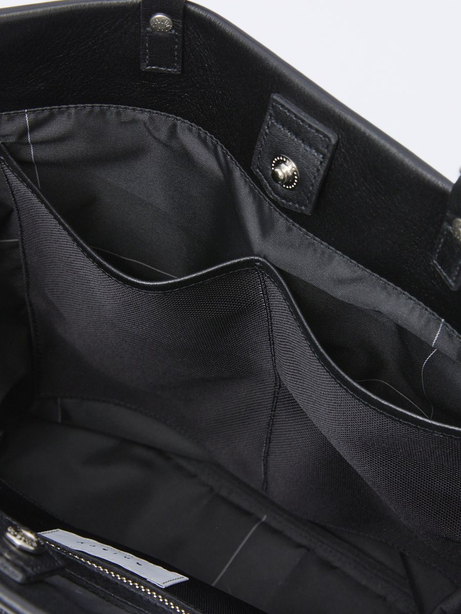 トートバック Artisan Leather (牛革/日本製) BLACK【aniary】