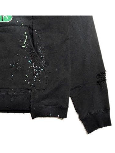 《予約品8月31日 23時55分締め》 COLLEGE HOODIE / パーカー / ブラック 【roarguns 】 2024年2月入荷予定