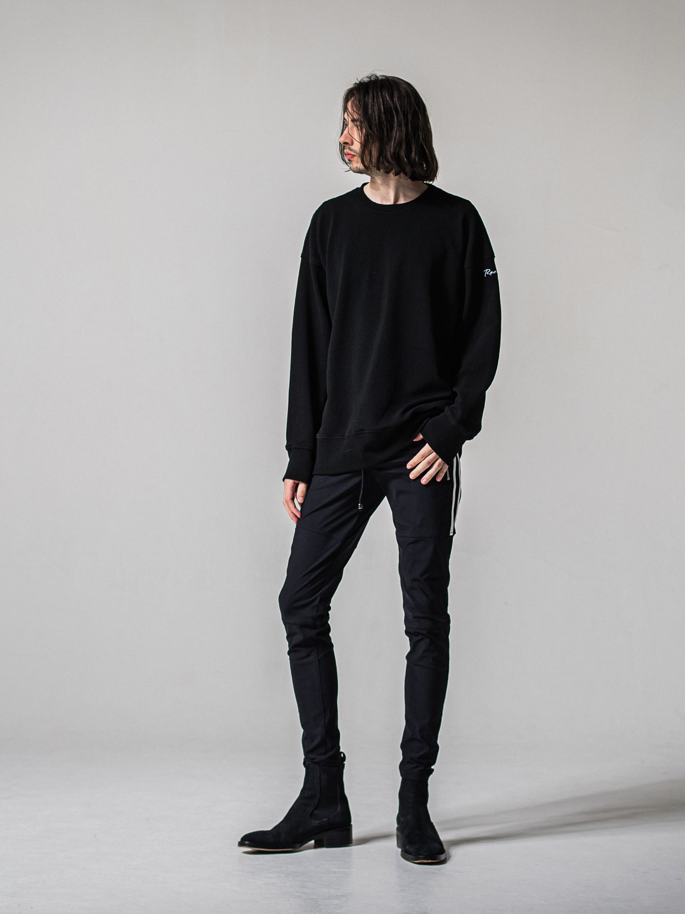 【予約品 11月16日(日) 締切】JOHNSON LINE PANTS / ジョンソンラインパンツ / ブラック×ホワイト