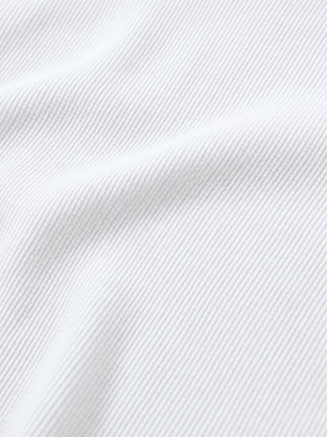 WOOLTHERMAL-TEE print / ロゴプリント ローリングネックTシャツ / ホワイト