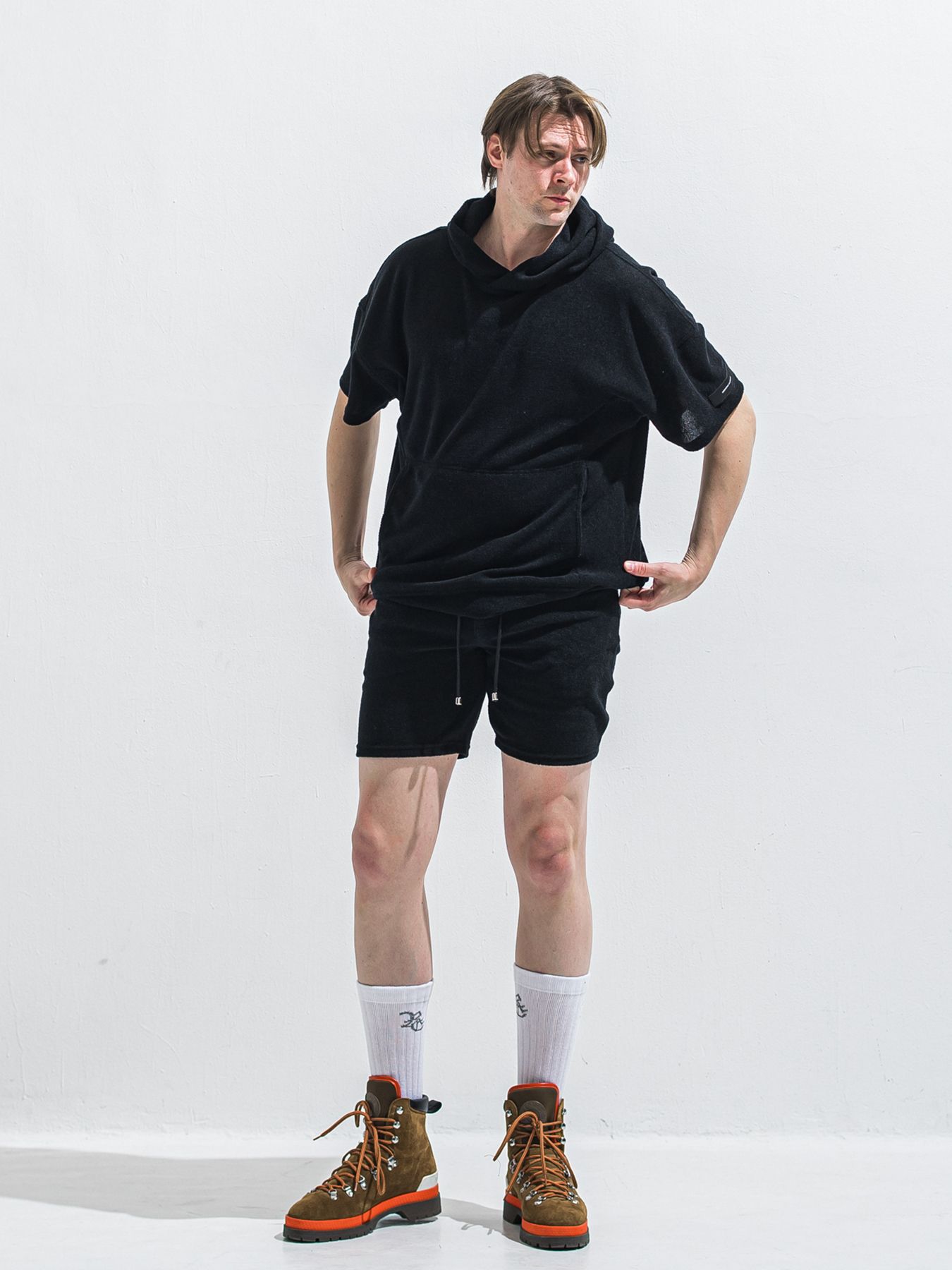 【予約品 2月15日(日) 18:00 締切】VINTAGE PILE SHORTS / パイルショートパンツ / ブラック