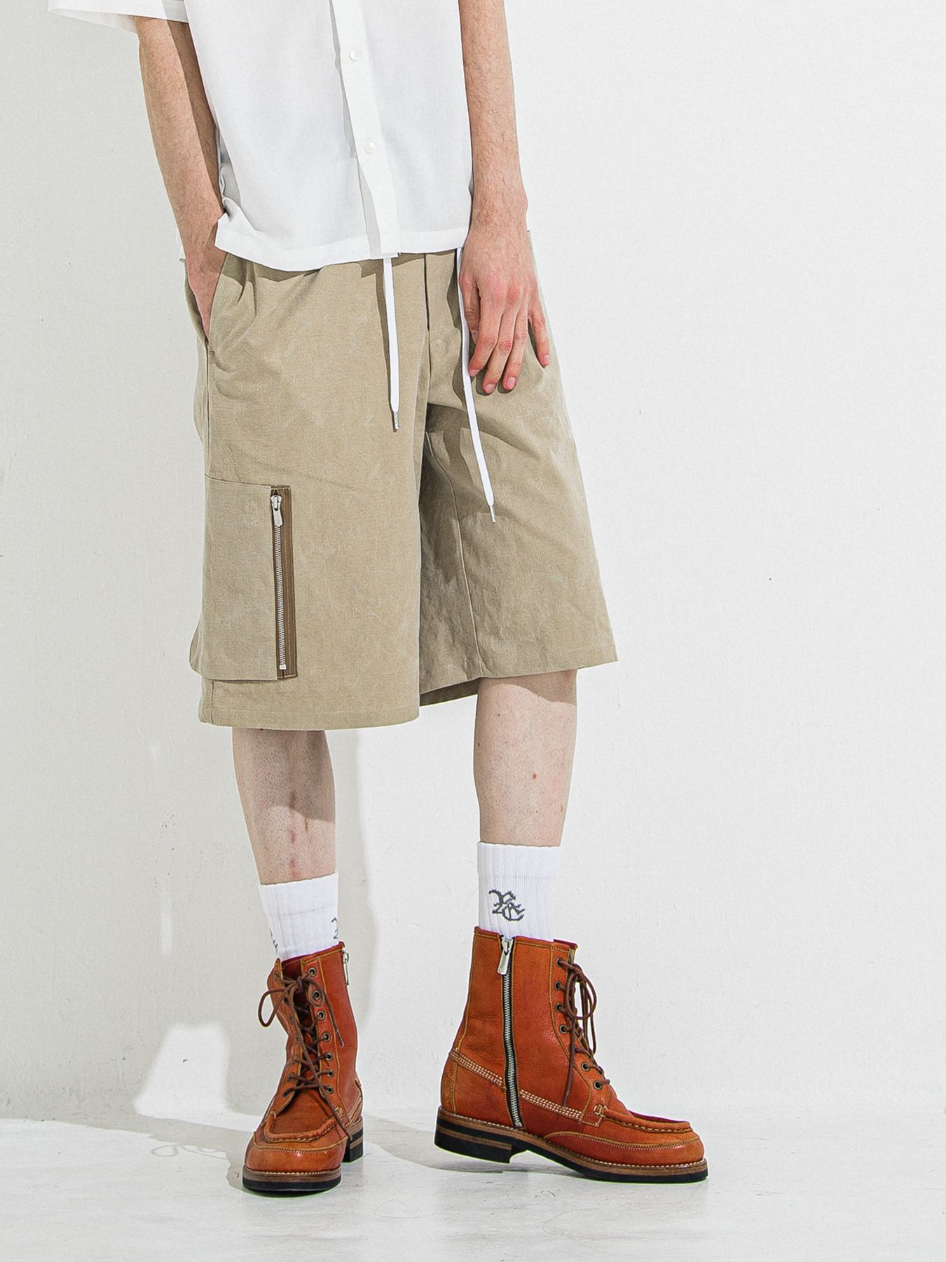 【予約品 】DAVID CARGO HALF PANTS / デヴィッドカーゴハーフパンツ / ヴィンテージベージュ