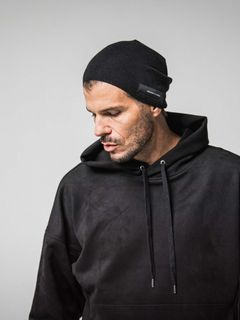 【予約品 8月31日(日) 締切】WOOL KNIT CAP / ウール ニットキャップ / ブラック タグ