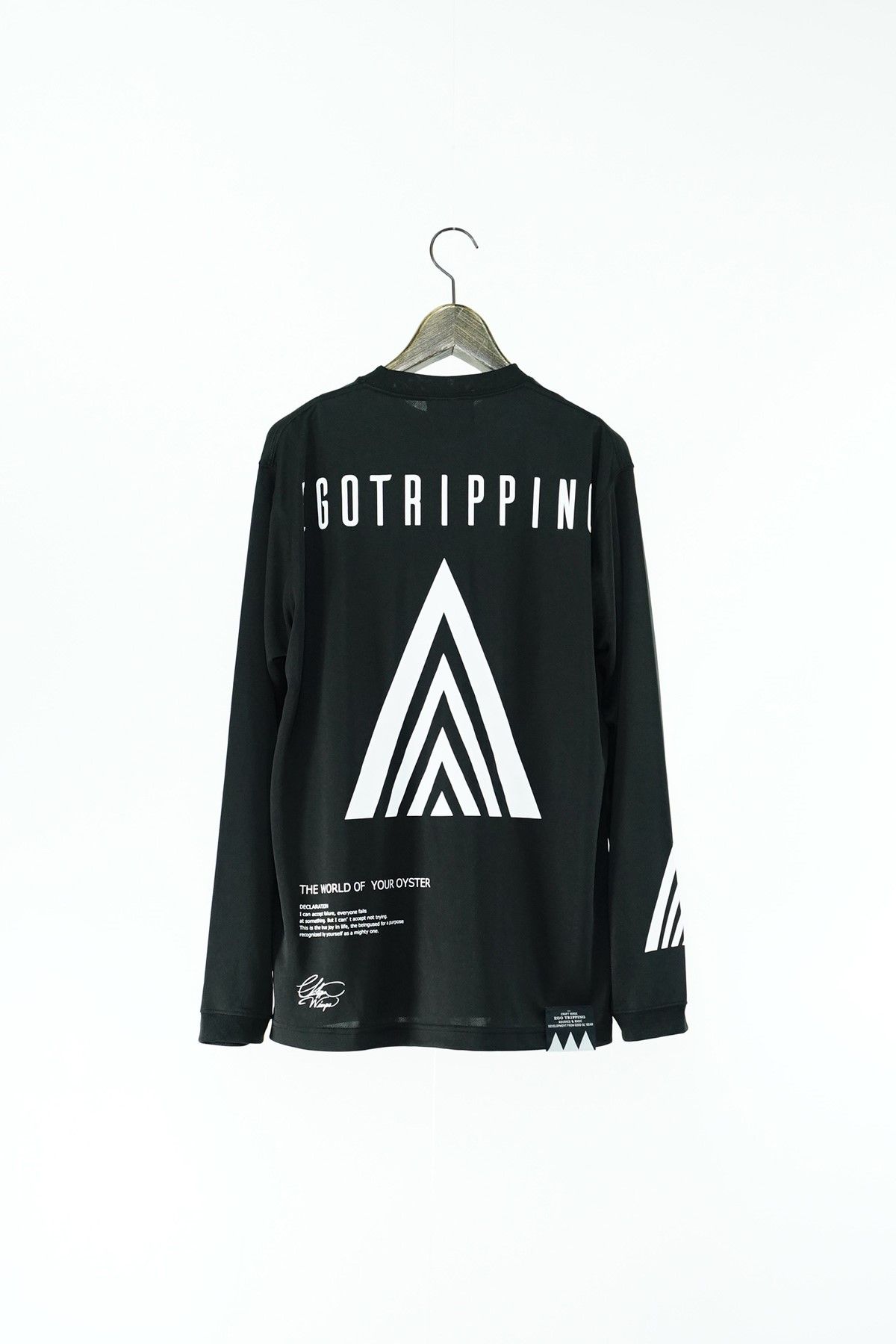 EGO TRIPPING TRAINING TEE LONG / ブラック 【EGO TRIPPING】