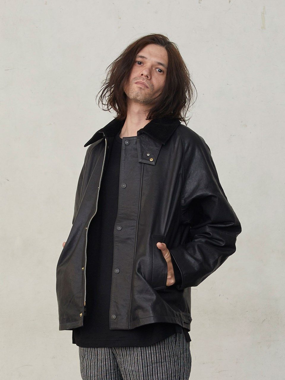 EGO TRIPPING - 《予約品》 CARRIER LEATHERJACKET / レザージャケット