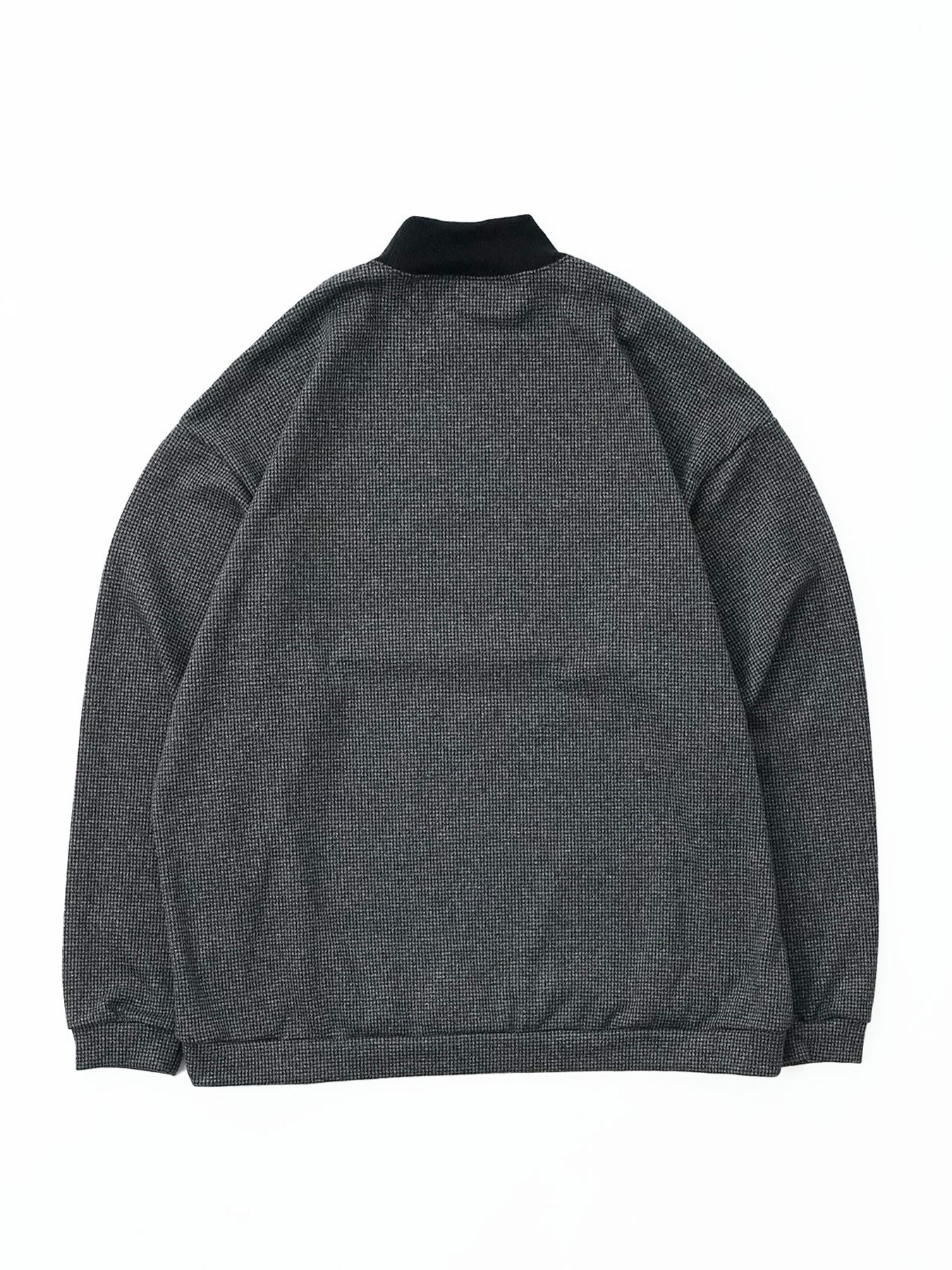 【予約品 7月5日(日) 締切】LUXEWEAVE / ハイネック / 千鳥グレー