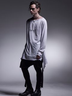 Boat Neck Flare T-Shirt / ボートネック フレアTシャツ / ホワイト