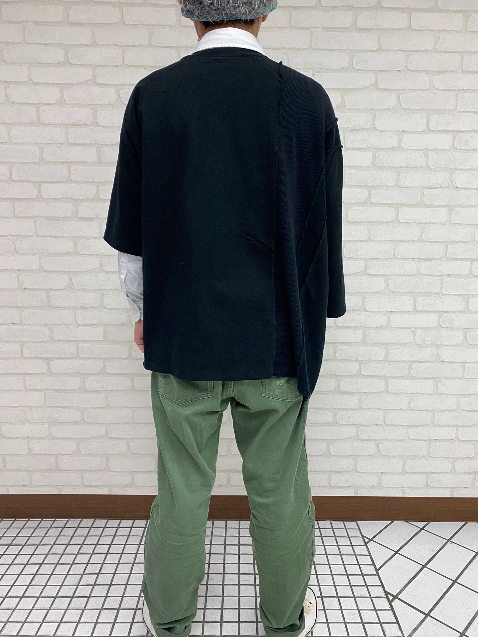 ミッキーマウスSWITCHING PRINT T-SHIRT（BLACK）「71MICHAELミッシェル」