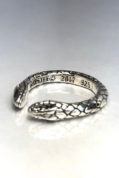 《受注生産》 TWO HEADED SNAKE RING / リング 【注文から2-3週間後入荷予定】