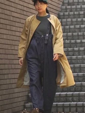 デニムビックオーバーオール made in Japan