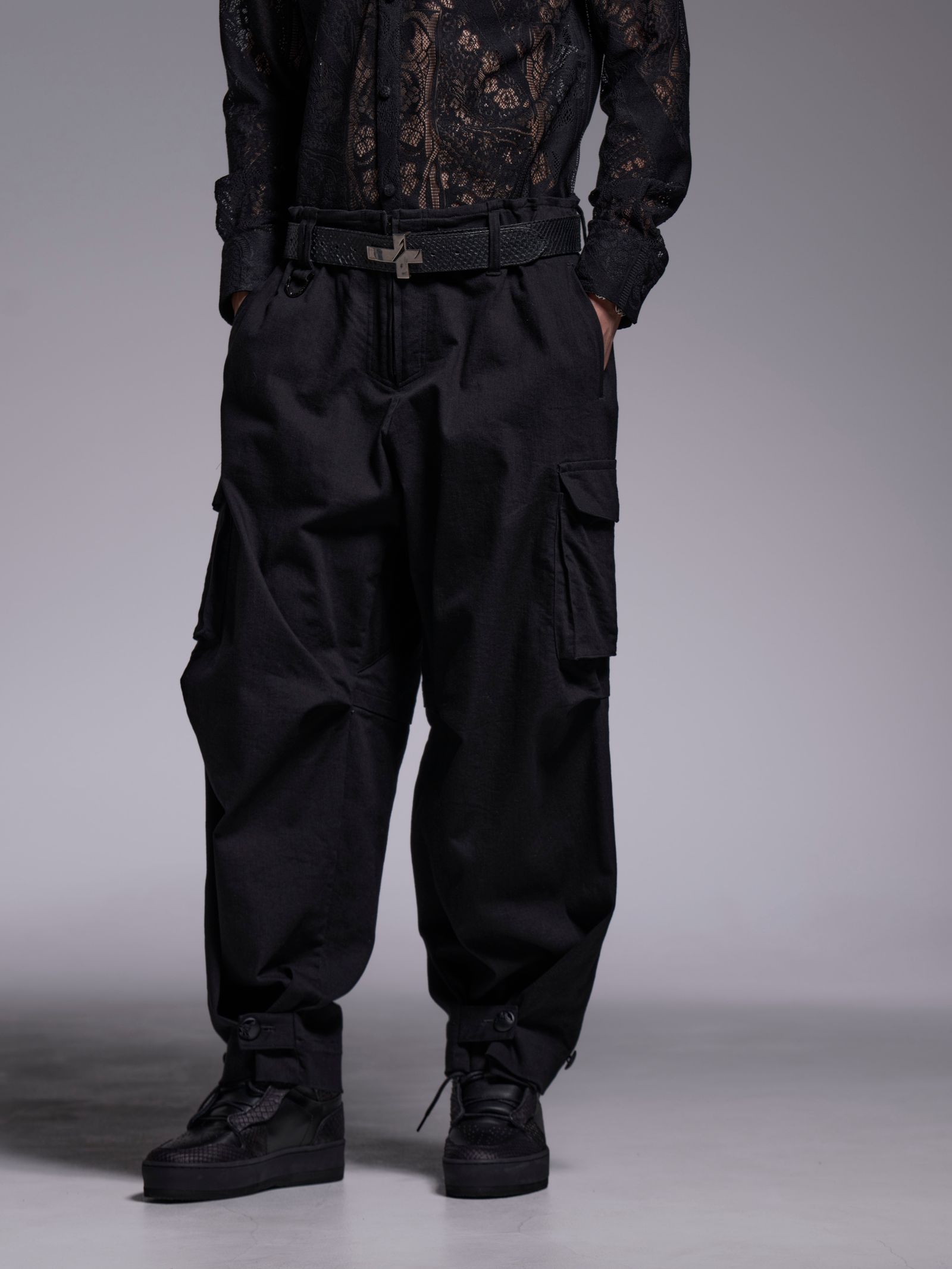 【予約品 1月4日(日) 締切】Cargo Pants / カーゴパンツ / ブラック