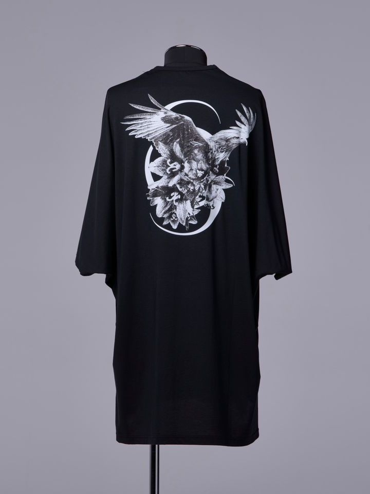 《予約品 》 BoatNeck Dolman T-Shirt / ドルマンTシャツ チャリティー第二弾 / ブラック