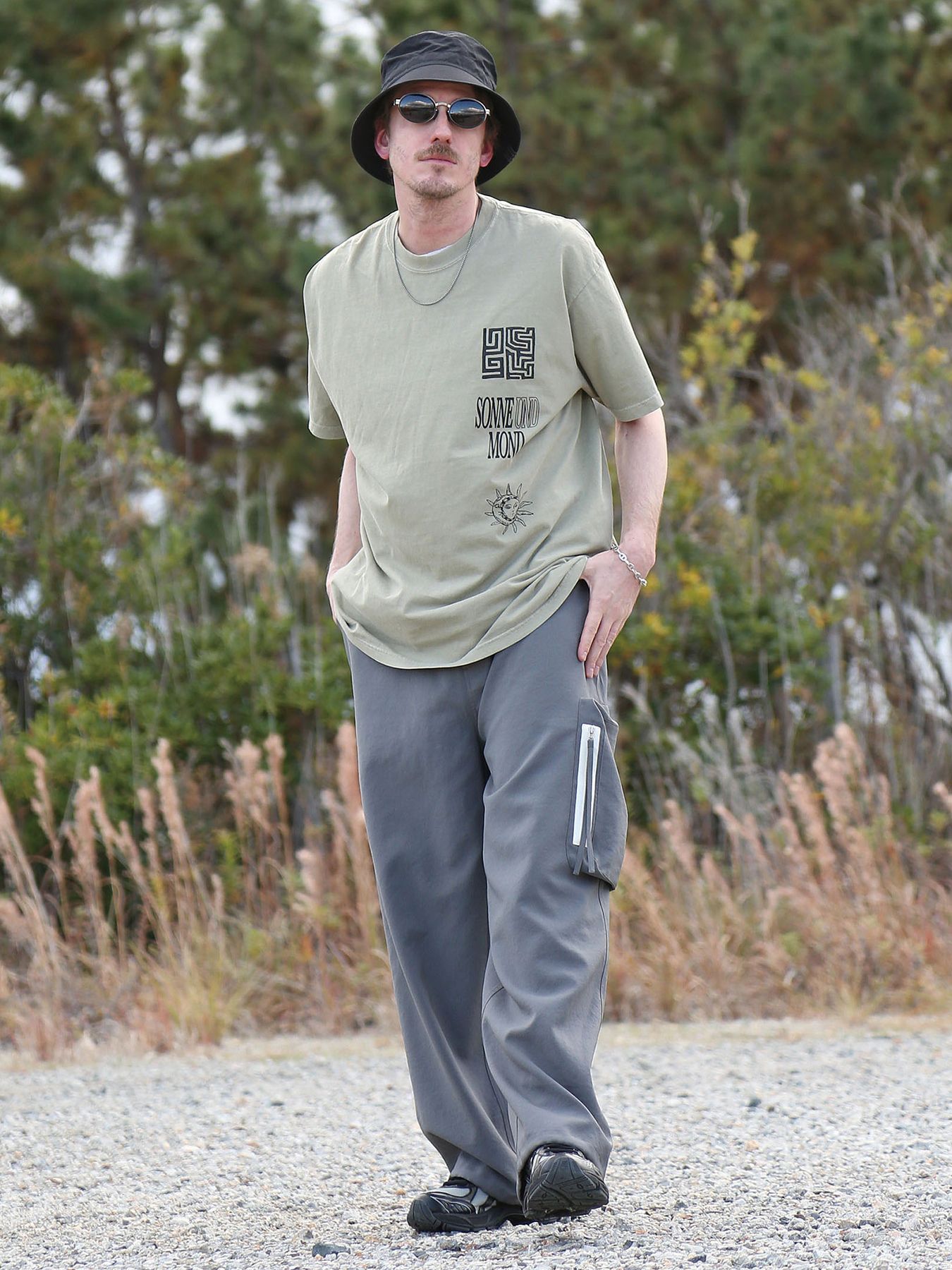 FUNCTION PANTS / グレー【QUOLT】