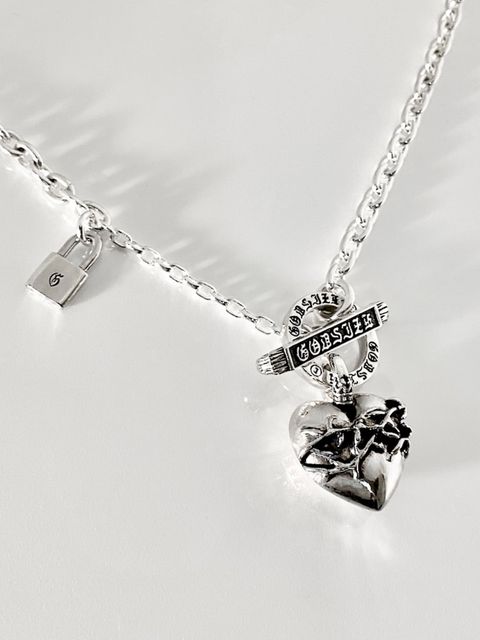 《受注生産》HEART NECKLACE T-BAR / ハートネックレス Tバー / 注文から2～3週間後入荷予定