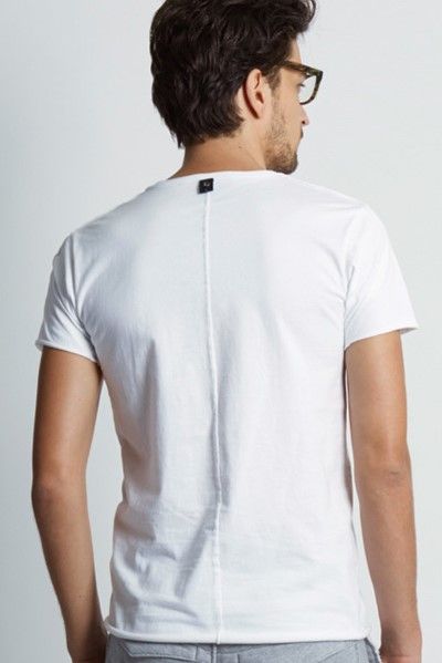 cut S/S V-neck plain Tシャツ / White 【wjk】
