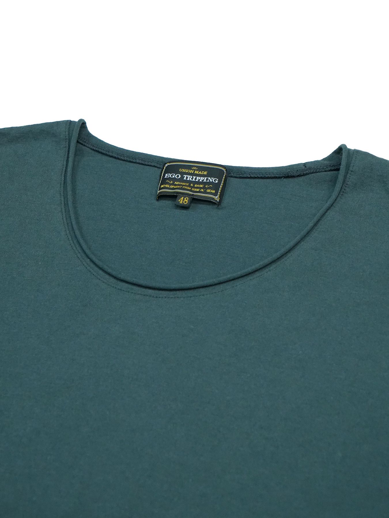 【予約】CREWNOT / VネックTシャツ / チャコール 2025 6/末～7/上旬予定