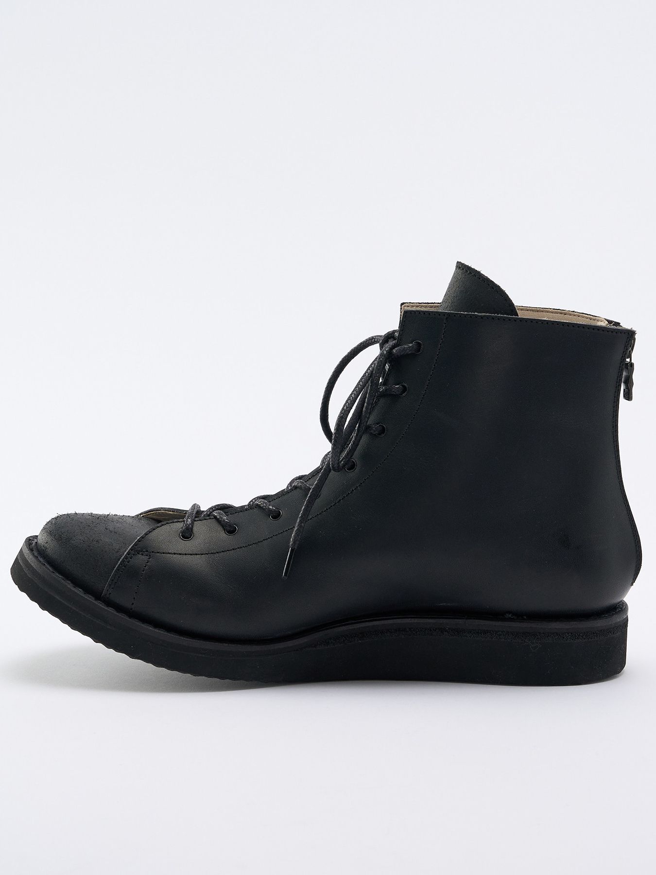 【予約品 4月19日(日) 18時締切】modern lineman boots / カウレザー モダン ラインマンブーツ / ブラック